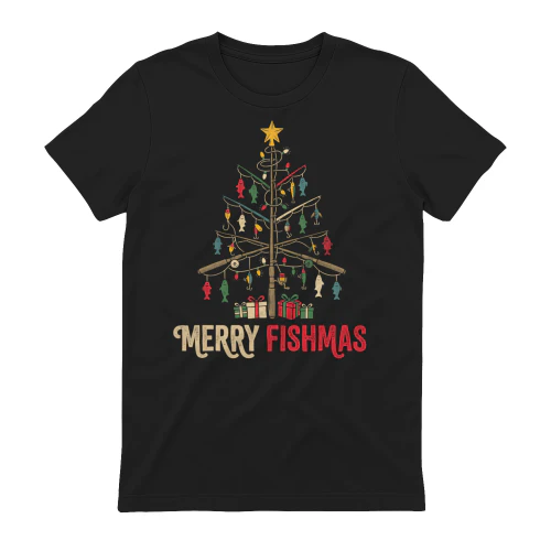 Merry Fishmas Fishing Christmas Funny