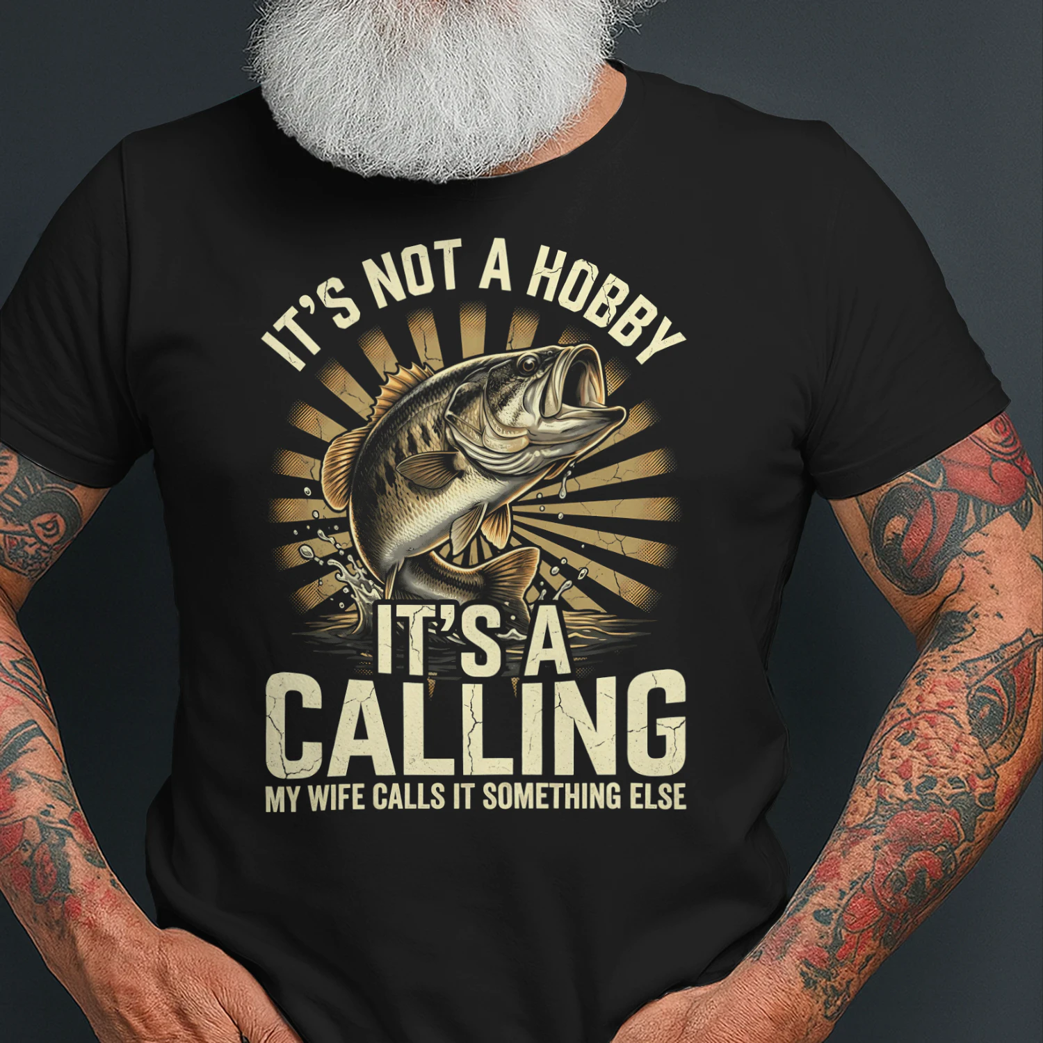 Its Not A Hobby Its A Calling Fishing Husband