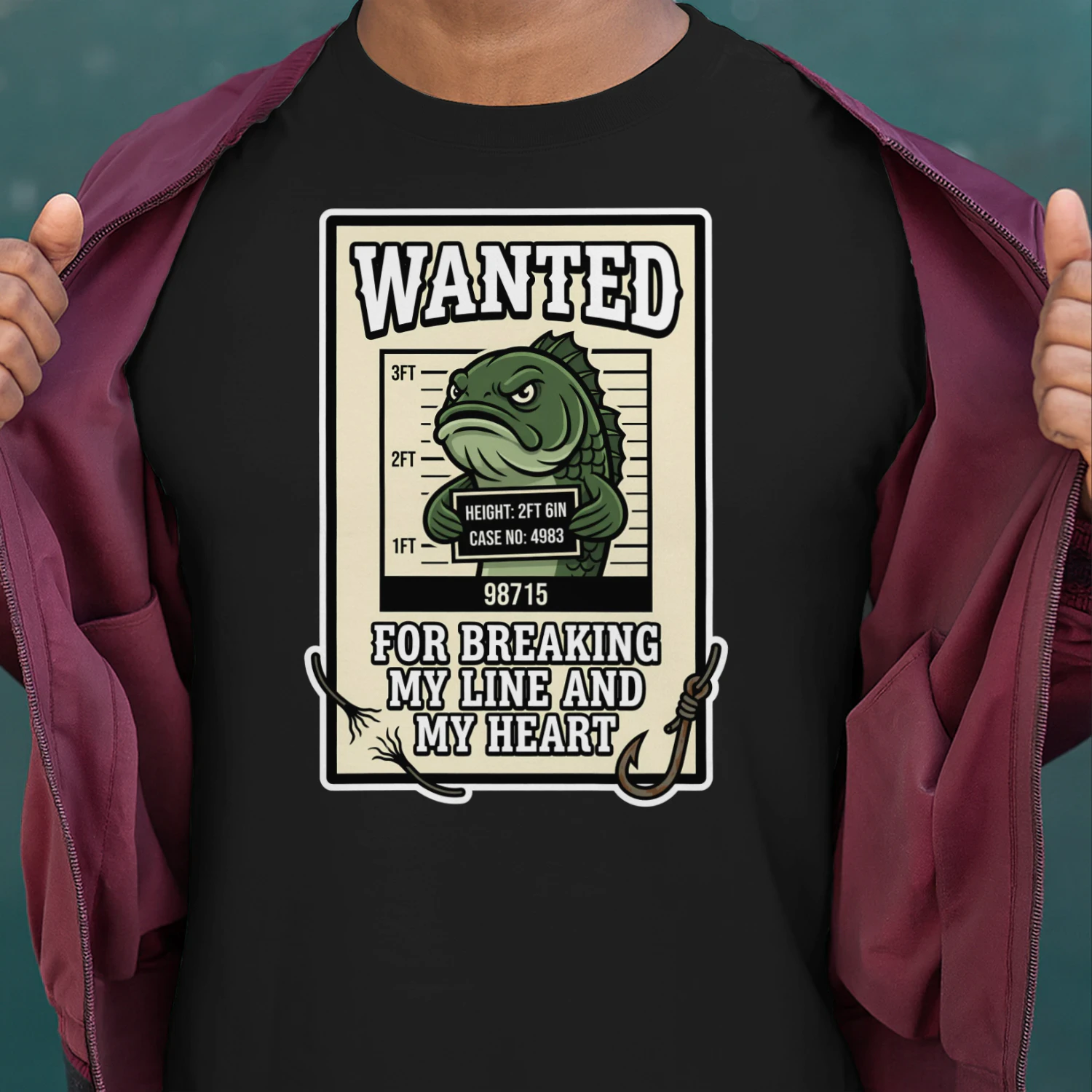 Wanted For Breaking My Line And My Heart Fishing