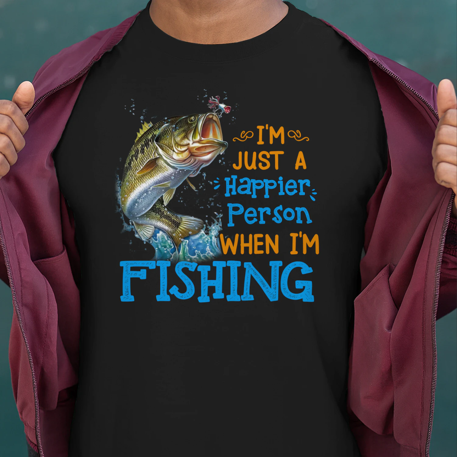 Happier Person When I'm Fishing