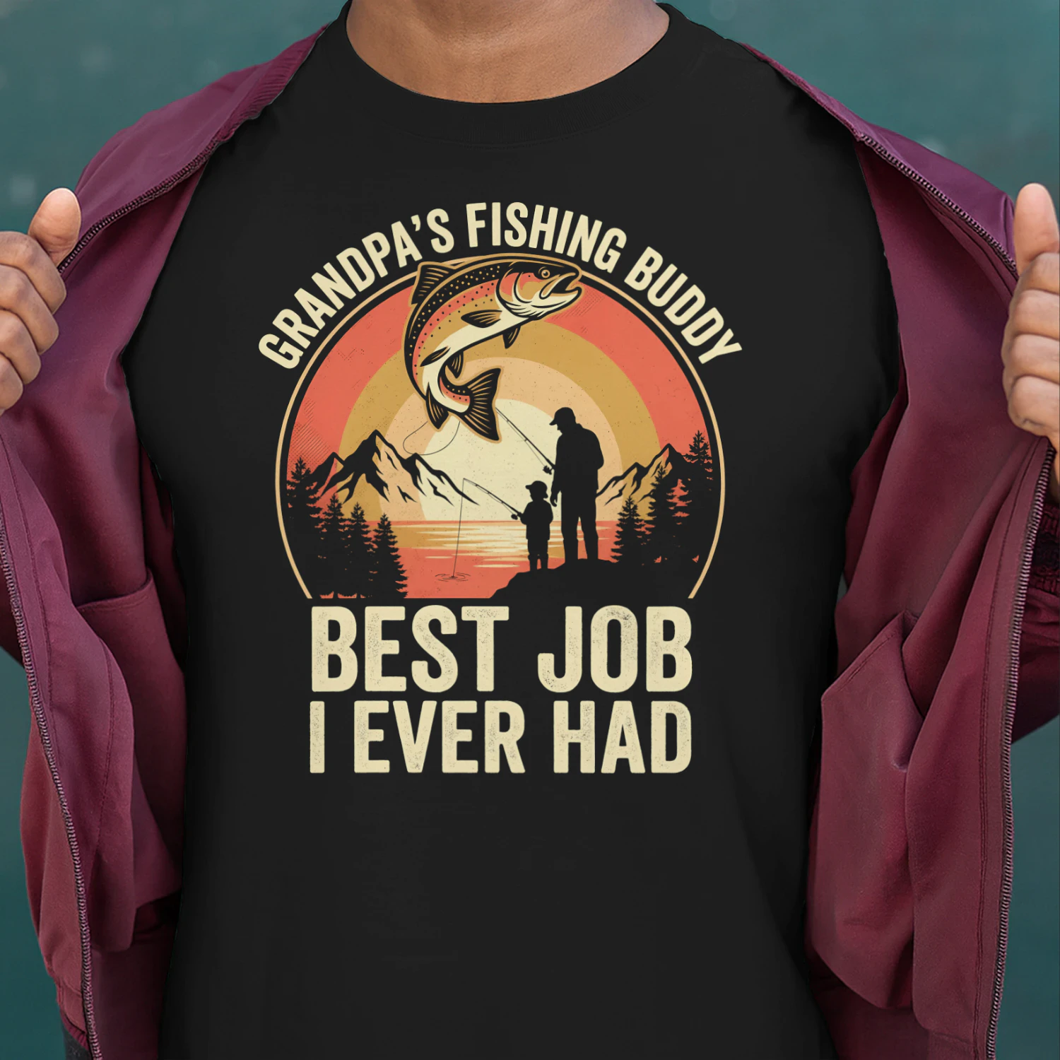 Grandpas Fishing Buddy Job I Ever Had Fishing
