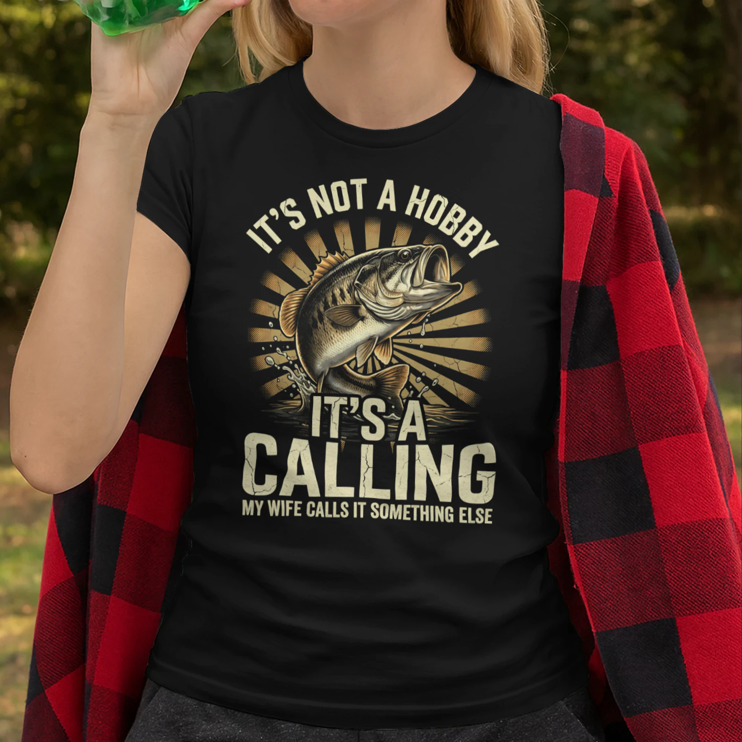 Its Not A Hobby Its A Calling Fishing Husband