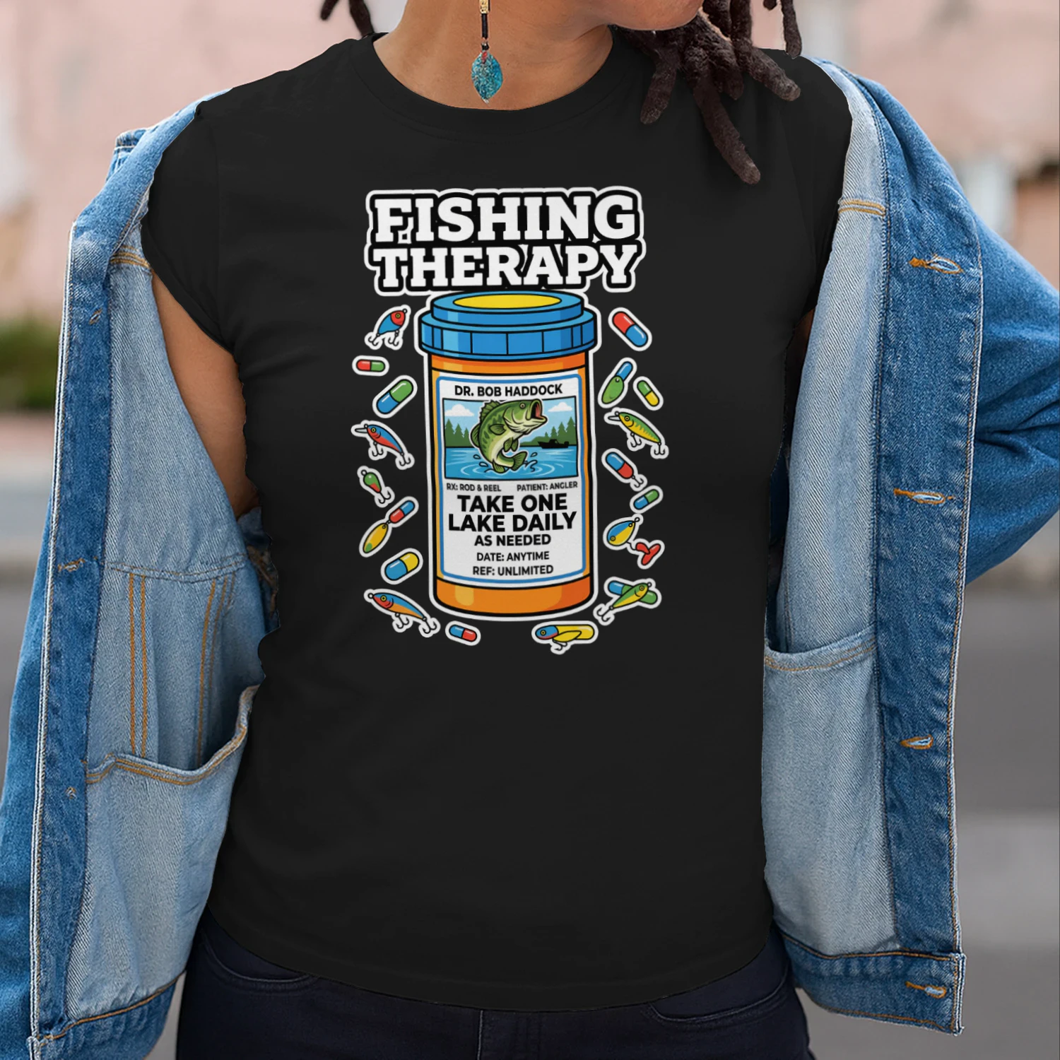 Fishing Therapy Take One Lake Daily Angler Funny