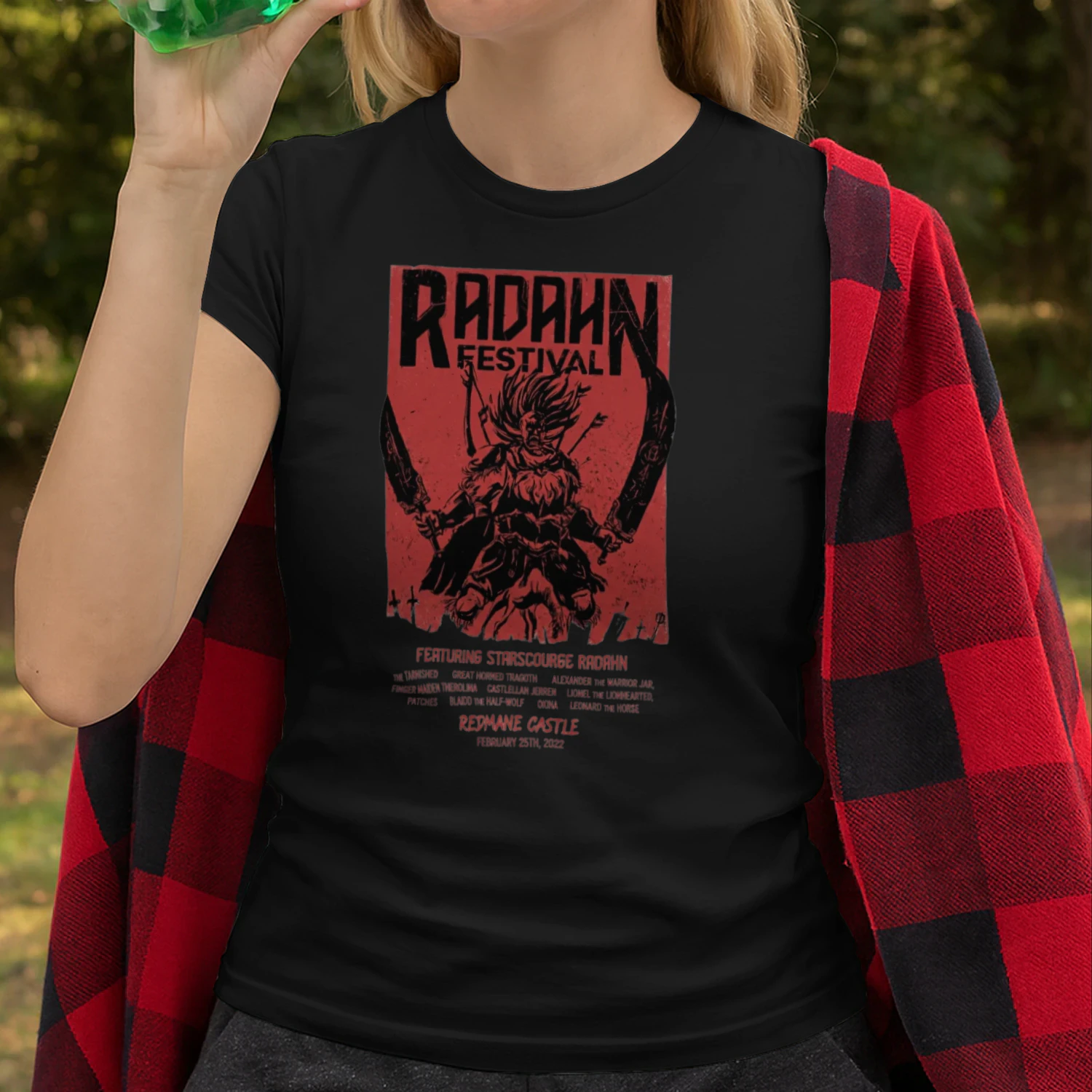 Unisex Elden Shirt Radahn Graphic Tee, Festival Shirt, Demon Tee, Soulsborne T-shirt