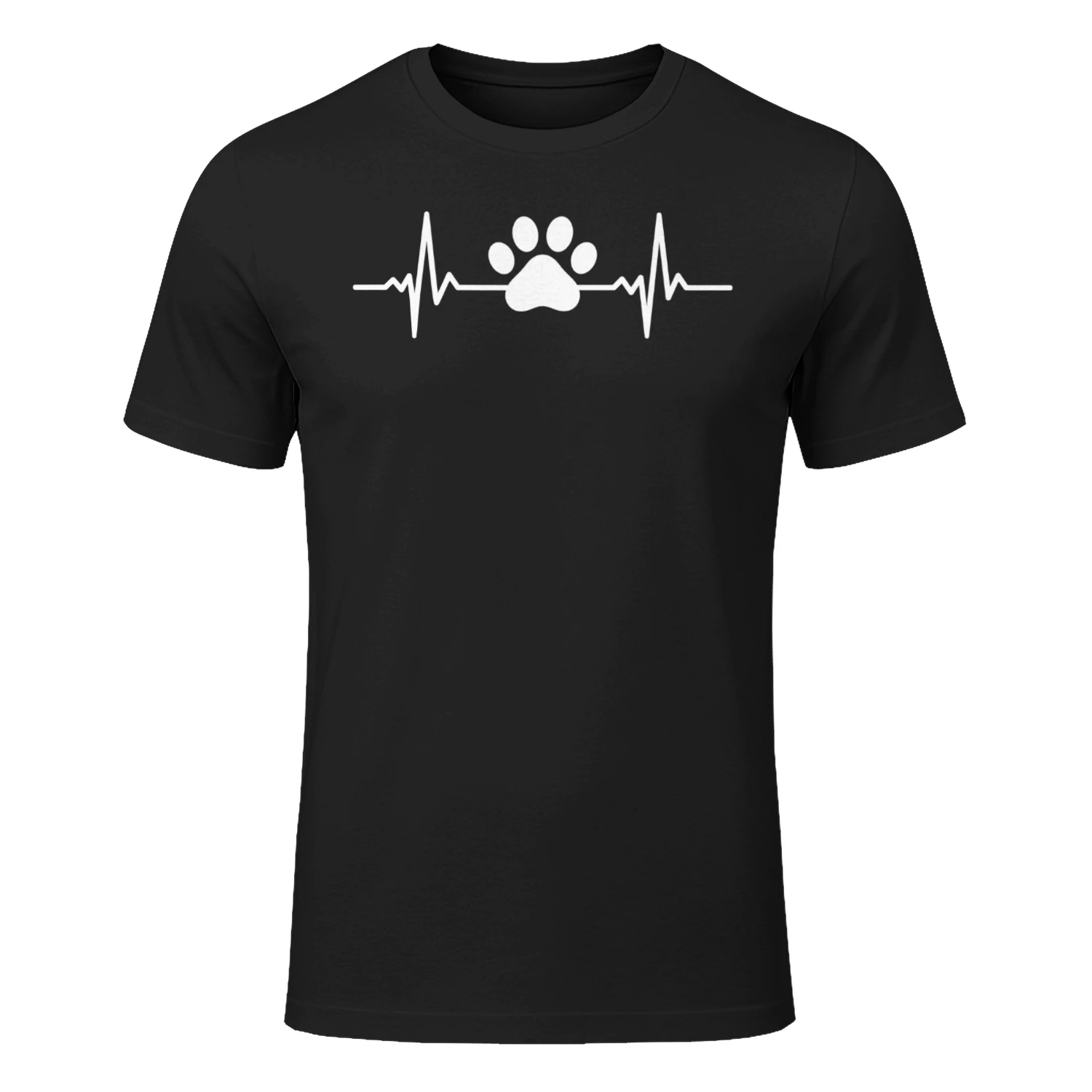 Tierpfote Herzschlag - Minimalistisches Design für Tierliebhaber