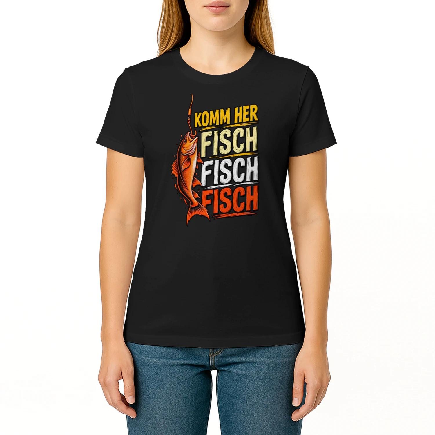 Komm Her Fisch – Lustiges Angel