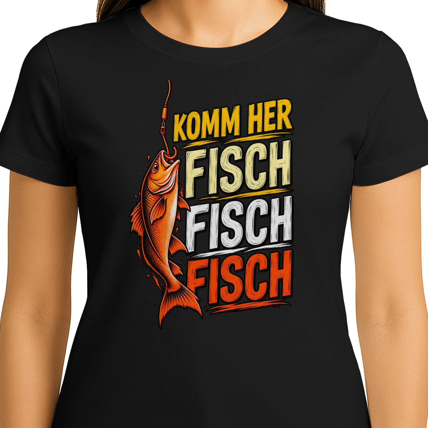 Komm Her Fisch – Lustiges Angel