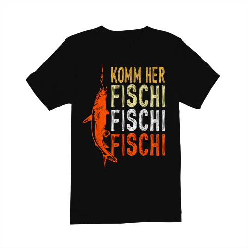 Angler Spruch Komm her Fischi Fischi AngelnHO
