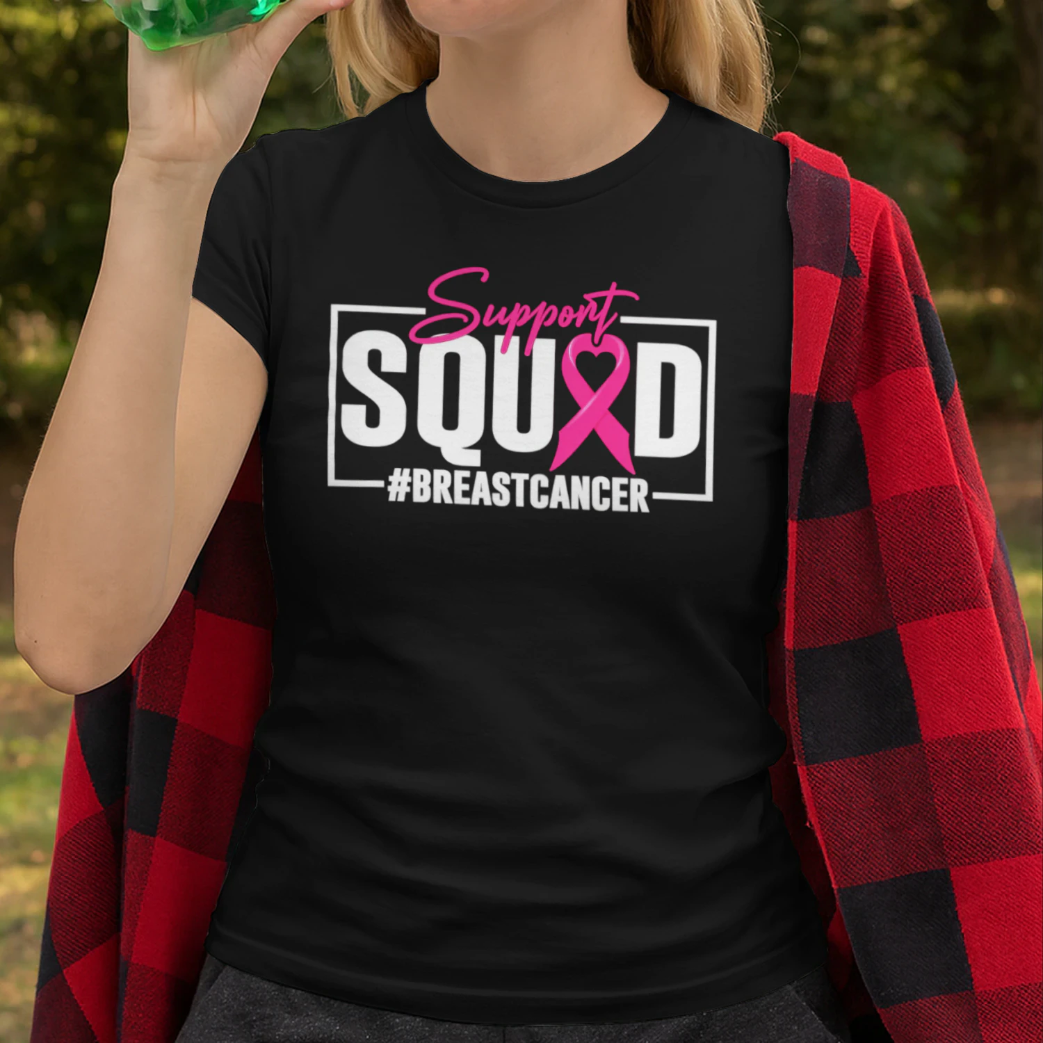 Breast Cancer Awareness Support Shirt – Pink Ribbon Collection