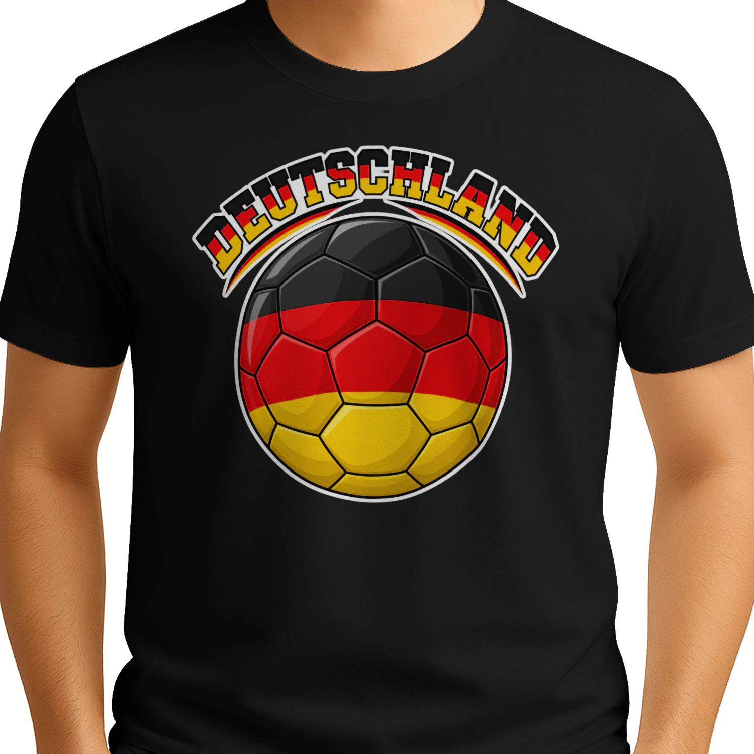 Deutschland Fußball Vintage - Stolz auf Schwarz-Rot-Gold |