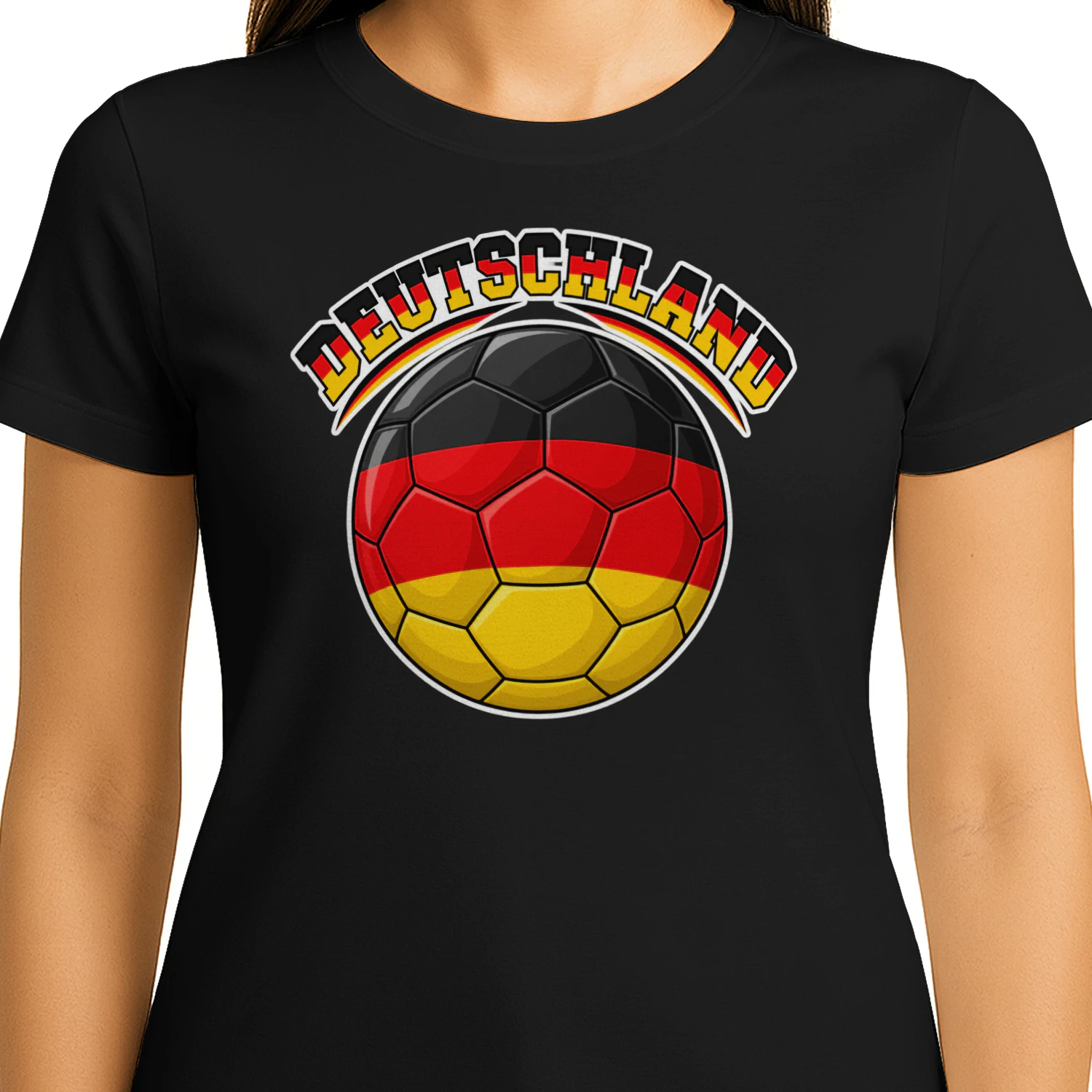 Deutschland Fußball Vintage - Stolz auf Schwarz-Rot-Gold |