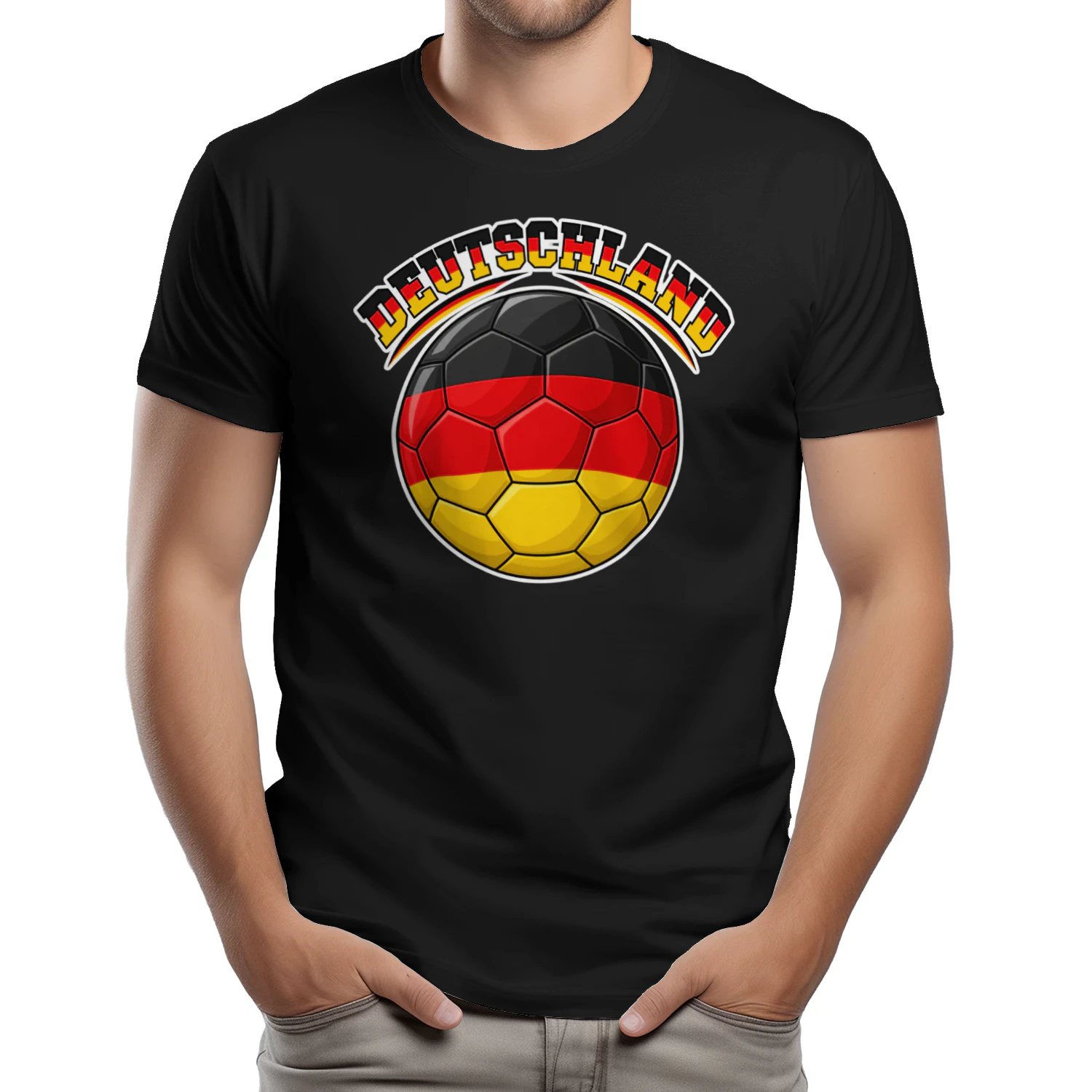 Deutschland Fußball Vintage - Stolz auf Schwarz-Rot-Gold |