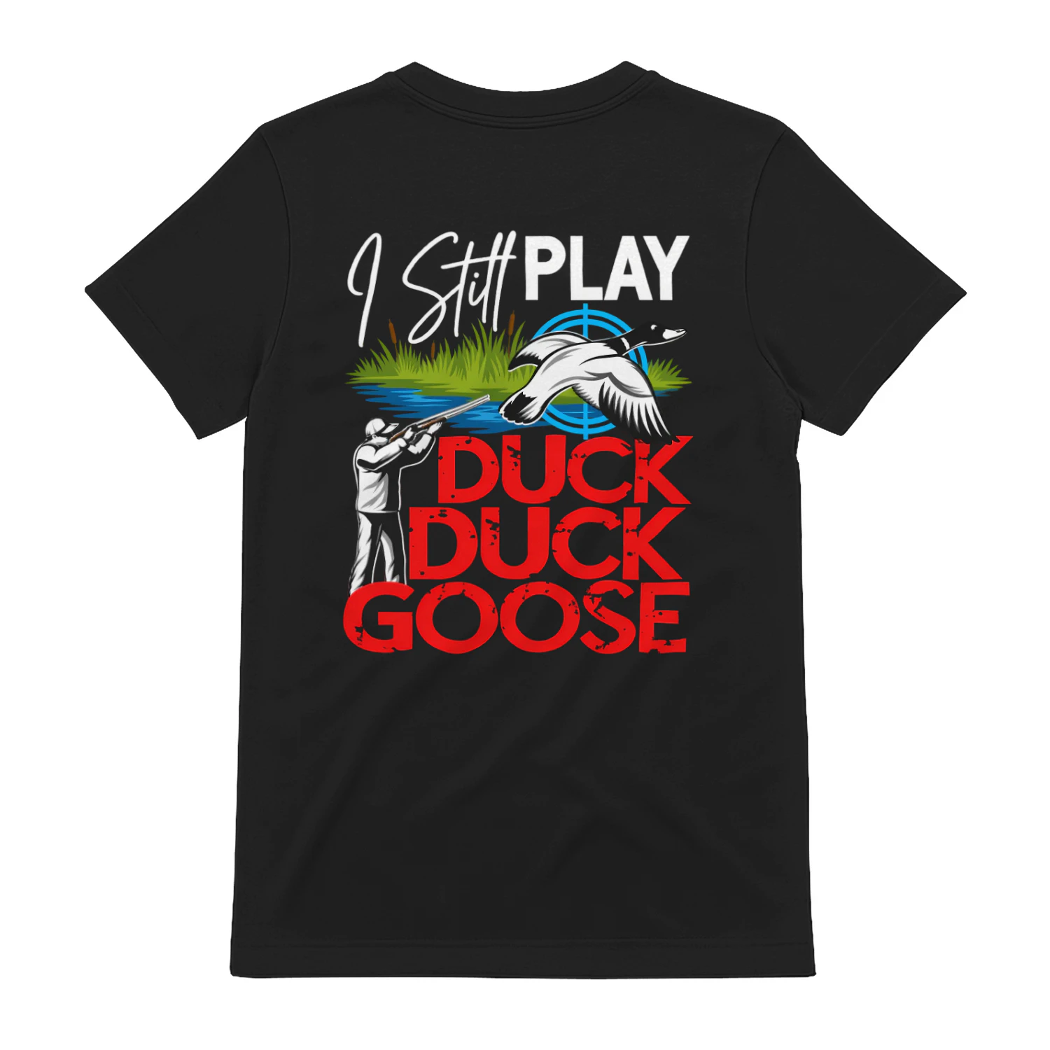 Duck Duck Goose Hunting T-Shirt Design