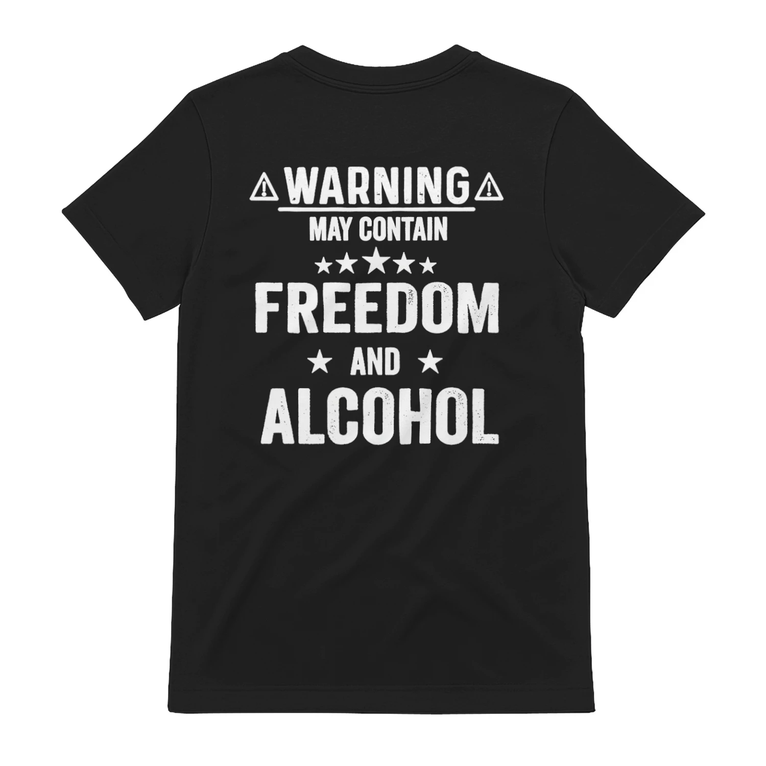 AWARNINGA MAY CONTAIN FREEDOM - AND - ALCOHOL