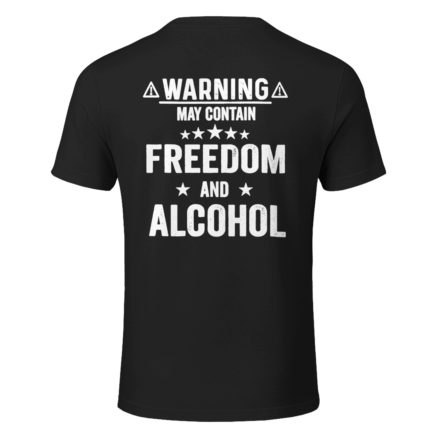 AWARNINGA MAY CONTAIN FREEDOM - AND - ALCOHOL