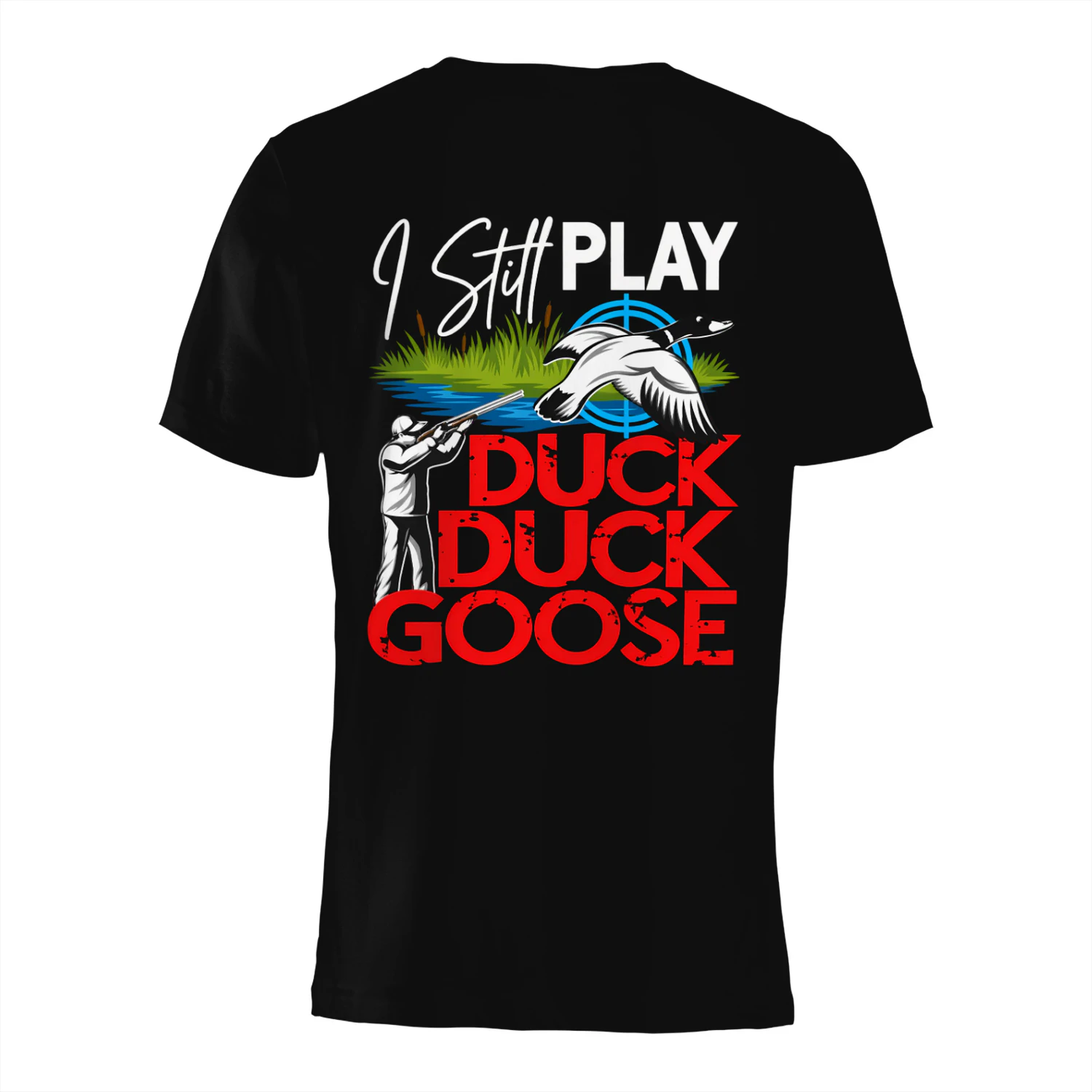 Duck Duck Goose Hunting T-Shirt Design