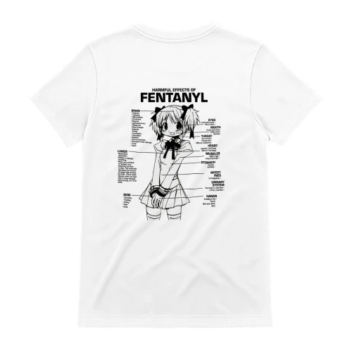 The deadly truth about Fentanyl presented in a hard-hitting anime style design.