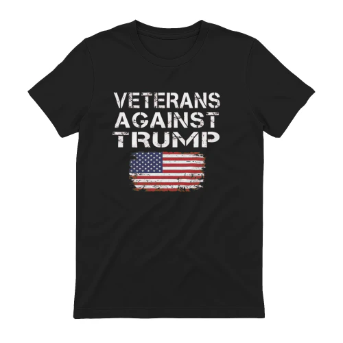 Veterans Against Trump Shirt – Patriotic Anti Trump T-Shirt for Veterans USA