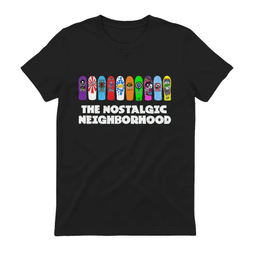 The Nostalgic Neighborhood Skateboard Deck Collection Vintage 90s 