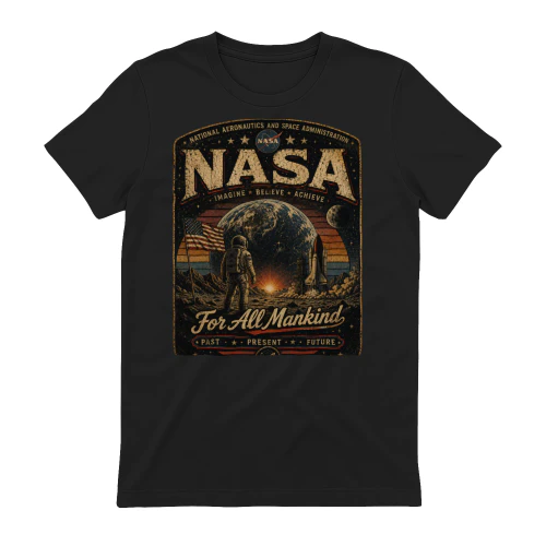 NASA For All Mankind Vintage Space Program Retro Astronaut