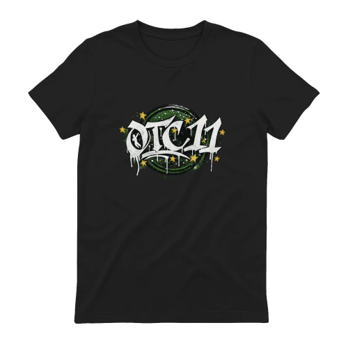OTC11 Graffiti Streetwear Urban Drip Stars Graphic T-Shirt