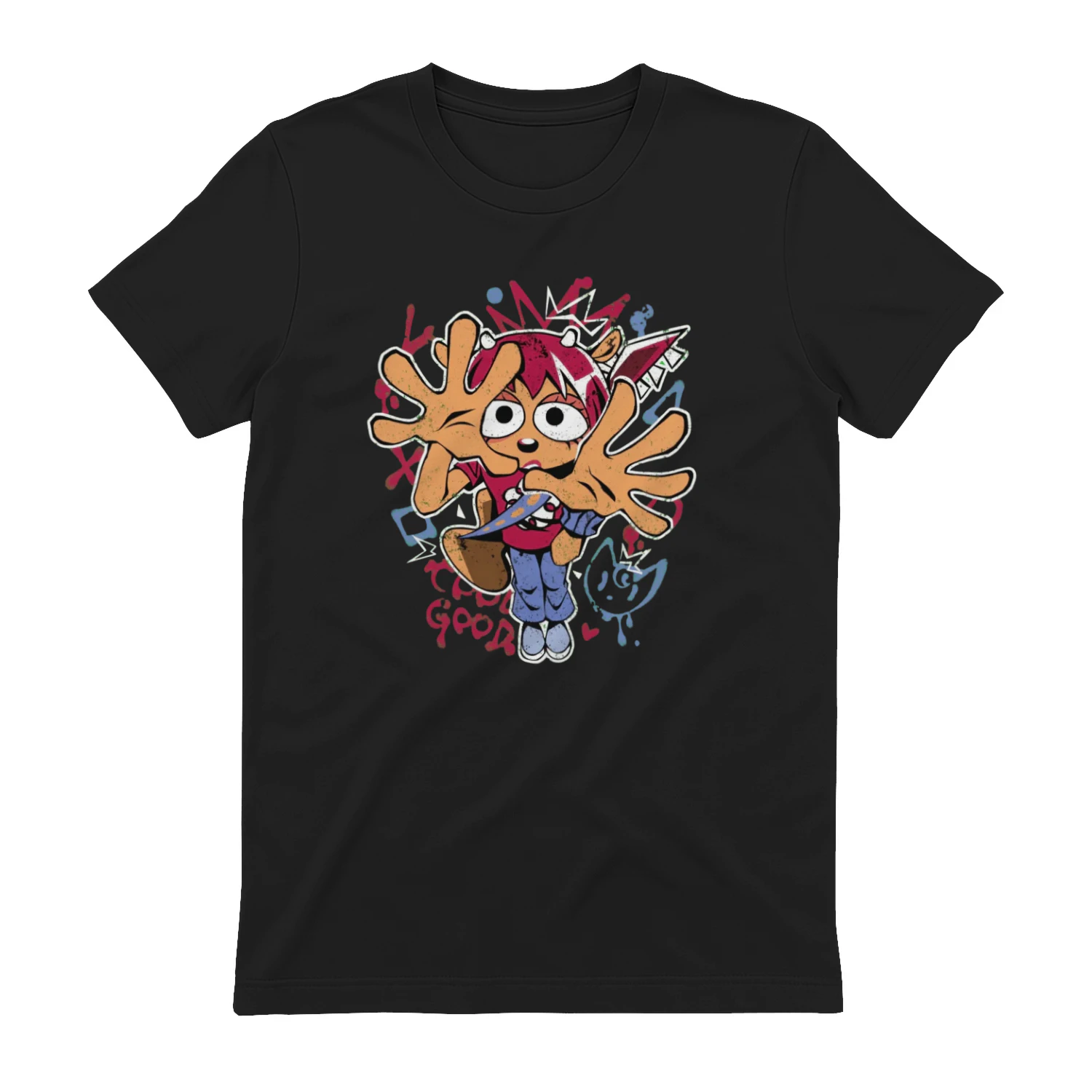 Cute Graffiti Streetwear Graphic T-Shirt 