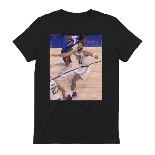 Basketball Defense Silhouette Graphic