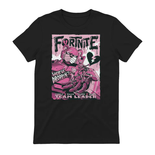 Fortnite Cuddle Team Leader Mecha Panda "Where We Droppin" Vintage