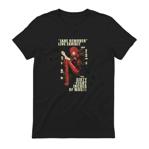 Jane Remover "Sixty-Eight Inches of Music" Live Exhibit T-Shirt | Anime Music Merch