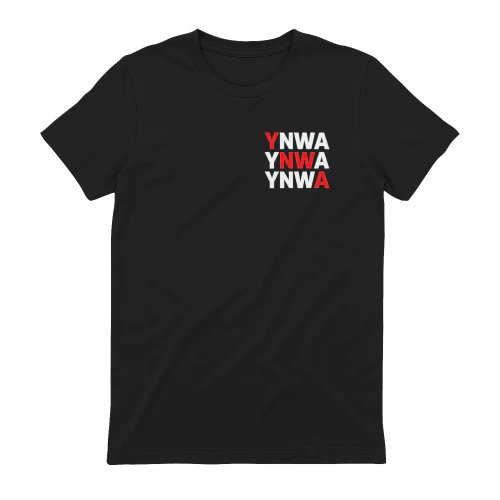YNWA Stacked Text Liverpool FC Shirt
