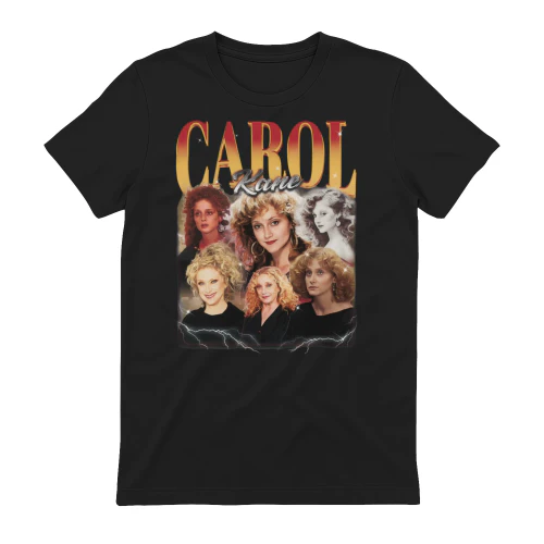 Carol Kane Fan T-Shirt - Classic Hollywood Actress Portrait Collage