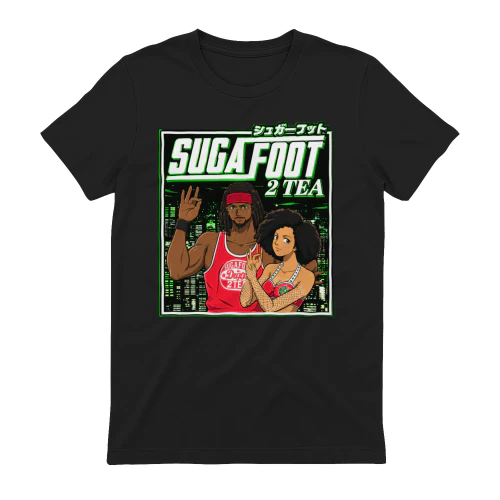 Sugafoot 2 TEA Anime Streetwear T-Shirt – Retro Urban Graphic Tee