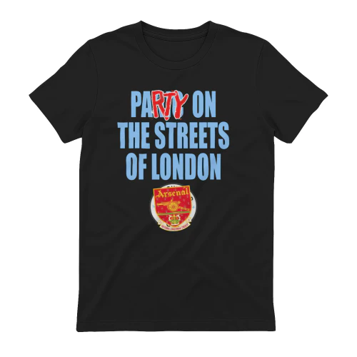 Vintage London Football Fan Graphic T-Shirt