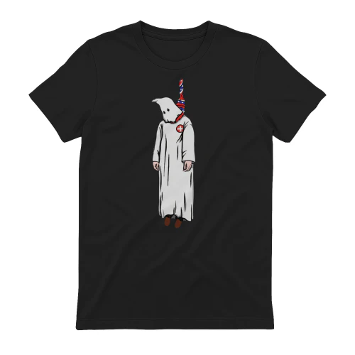 American Hooded Figure – Patriotic Klan Parody