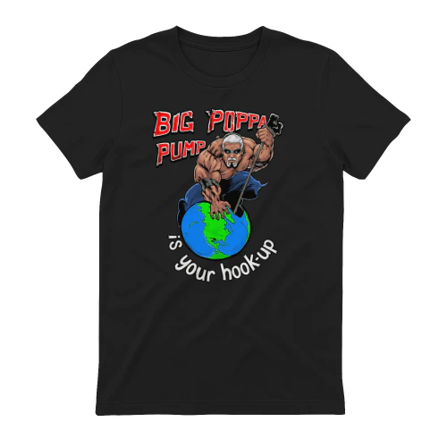 Big Poppa Pump Vintage Wrestling T-Shirt | Holla If You Hear Me Retro 90s WWF Style