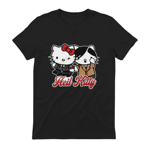 Heil Kitty Funny Parody Graphic T-Shirt