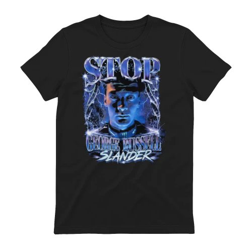 George Russell Stop Slander F1 T-Shirt