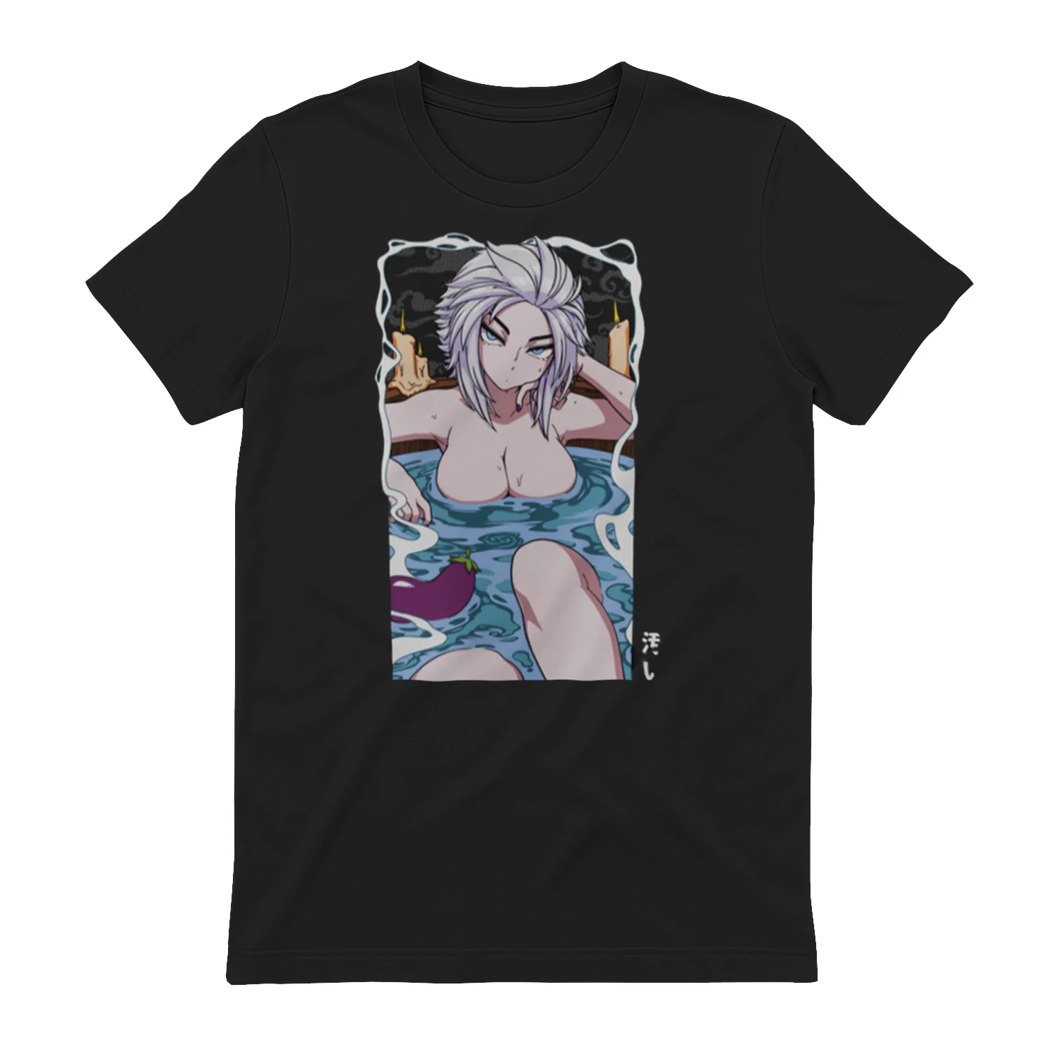 Original Anime Hot Spring Girl Graphic T-Shirt