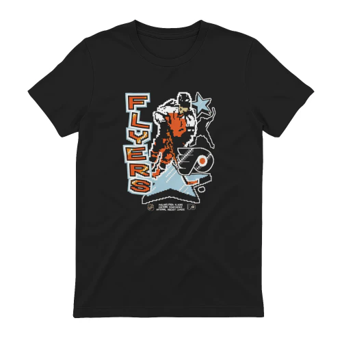 Philadelphia Flyers Pixel Art Retro T-Shirt