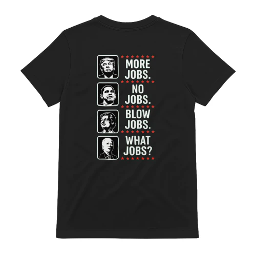 Trump Obama JFK Biden Jobs Meme T-Shirt