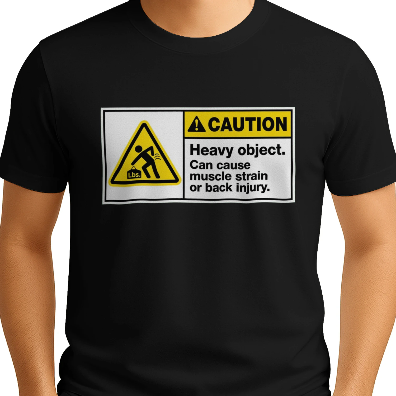 Funny Heavy Object Warning Anime Cat Girl T-Shirt
