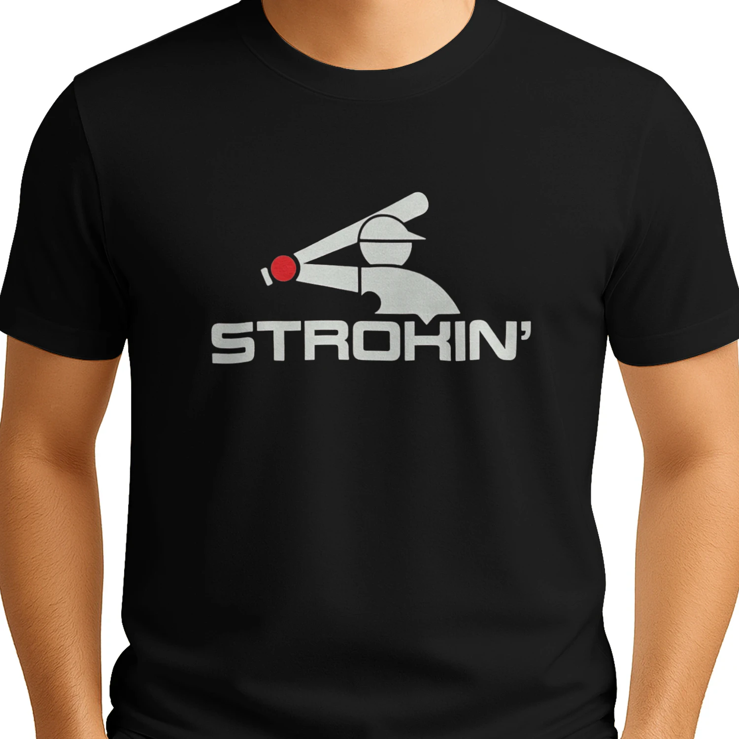 Strokin' Baseball Graphic Performance T-Shirt