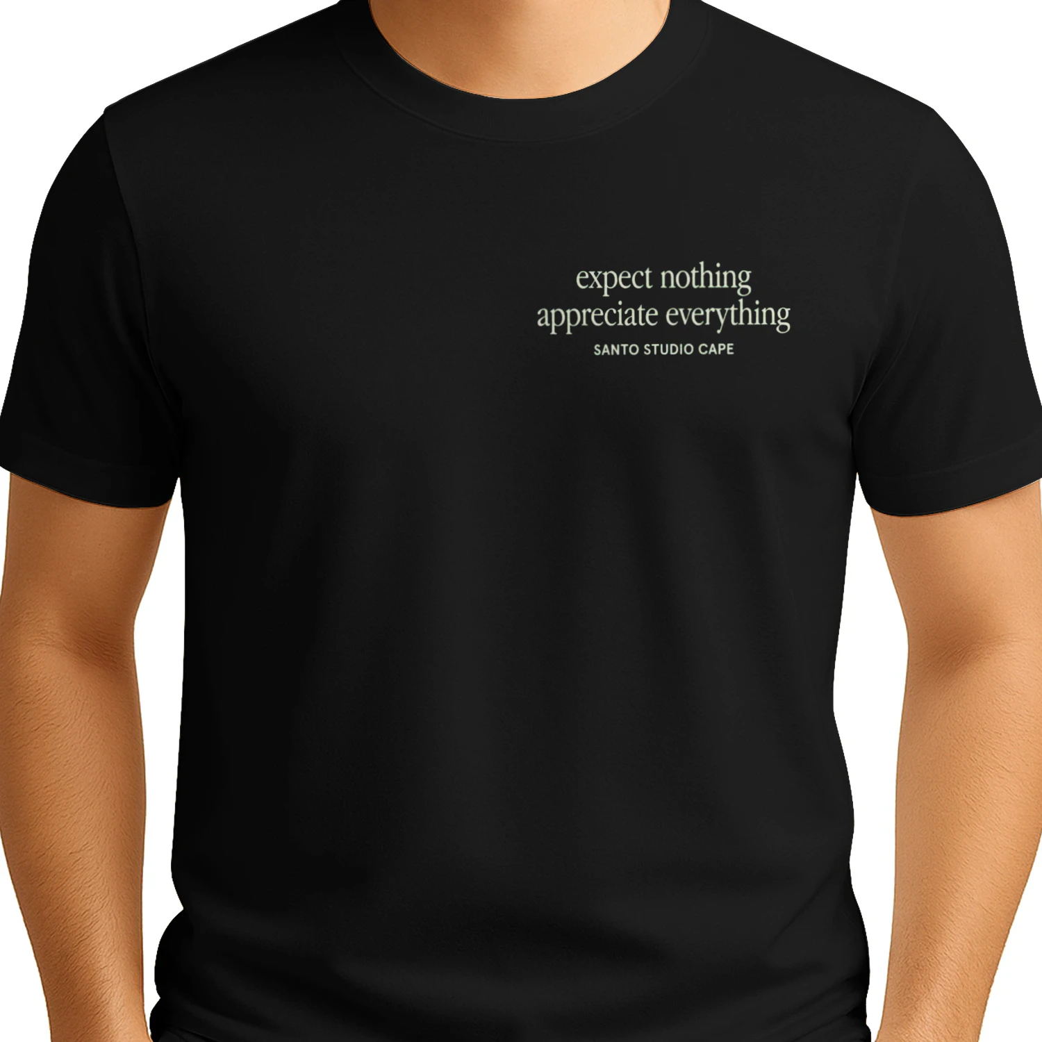 Expect Nothing Appreciate Everything Inspirational T-Shirt