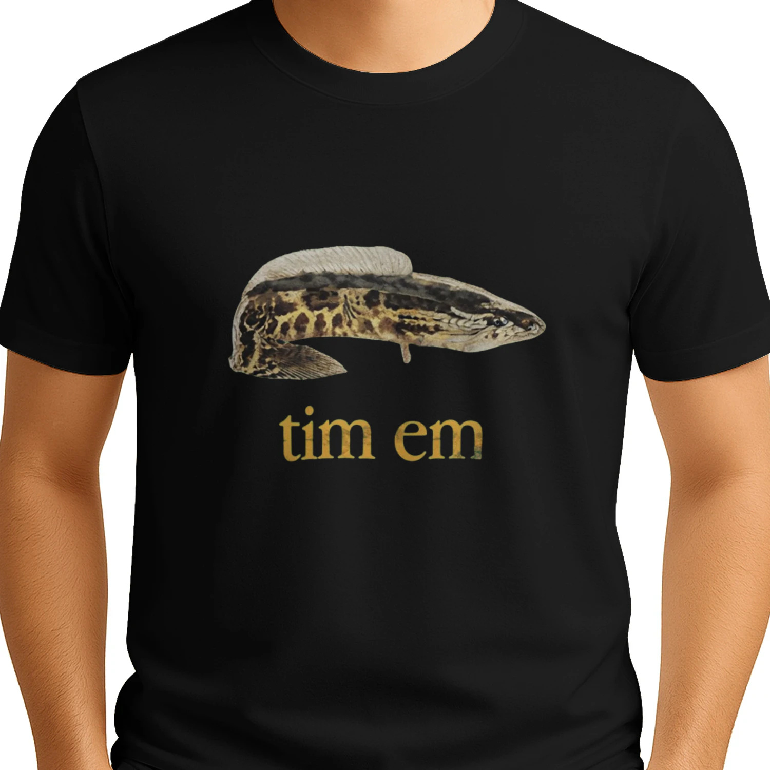 Tim Em Funny Fish T-Shirt