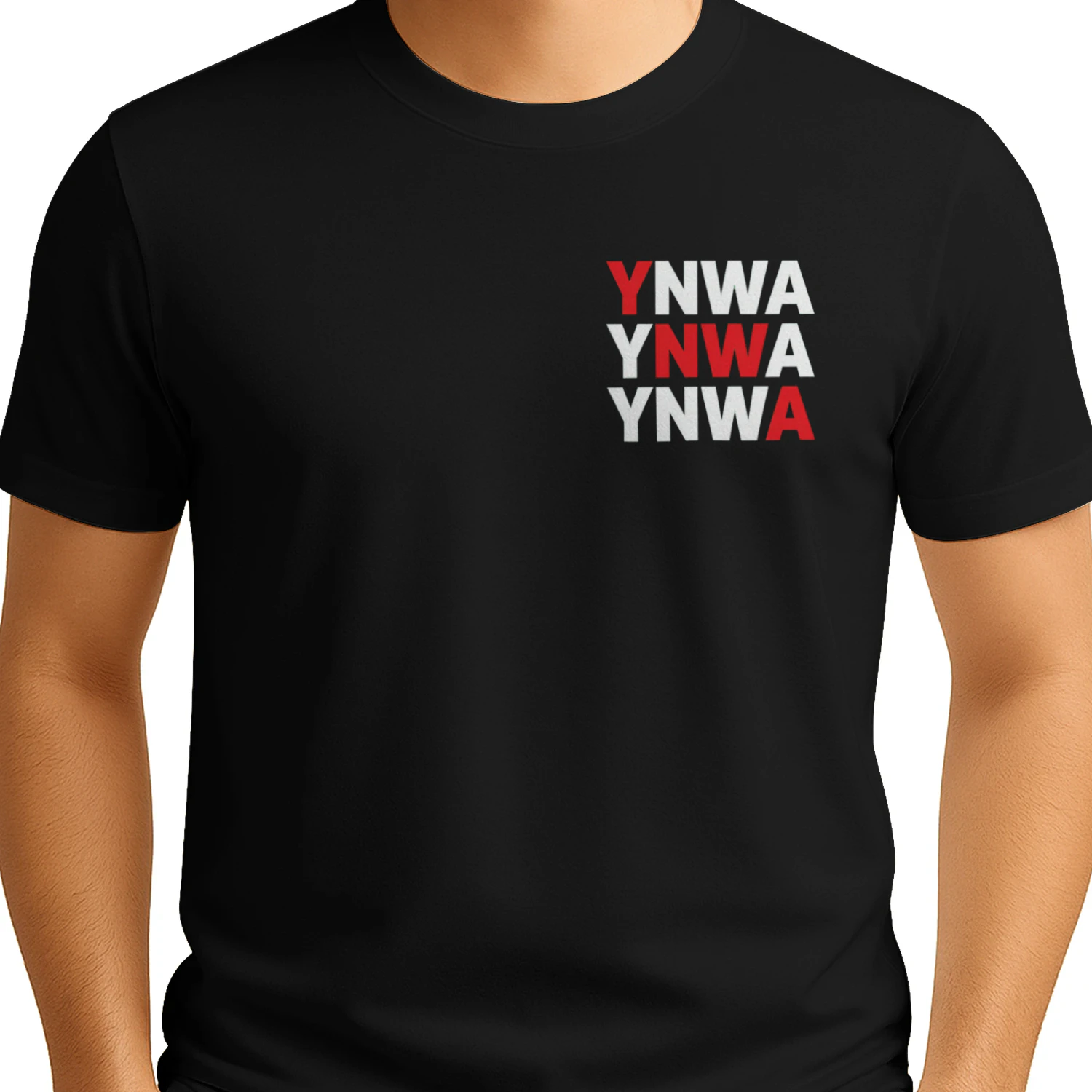 YNWA Stacked Text Liverpool FC Shirt