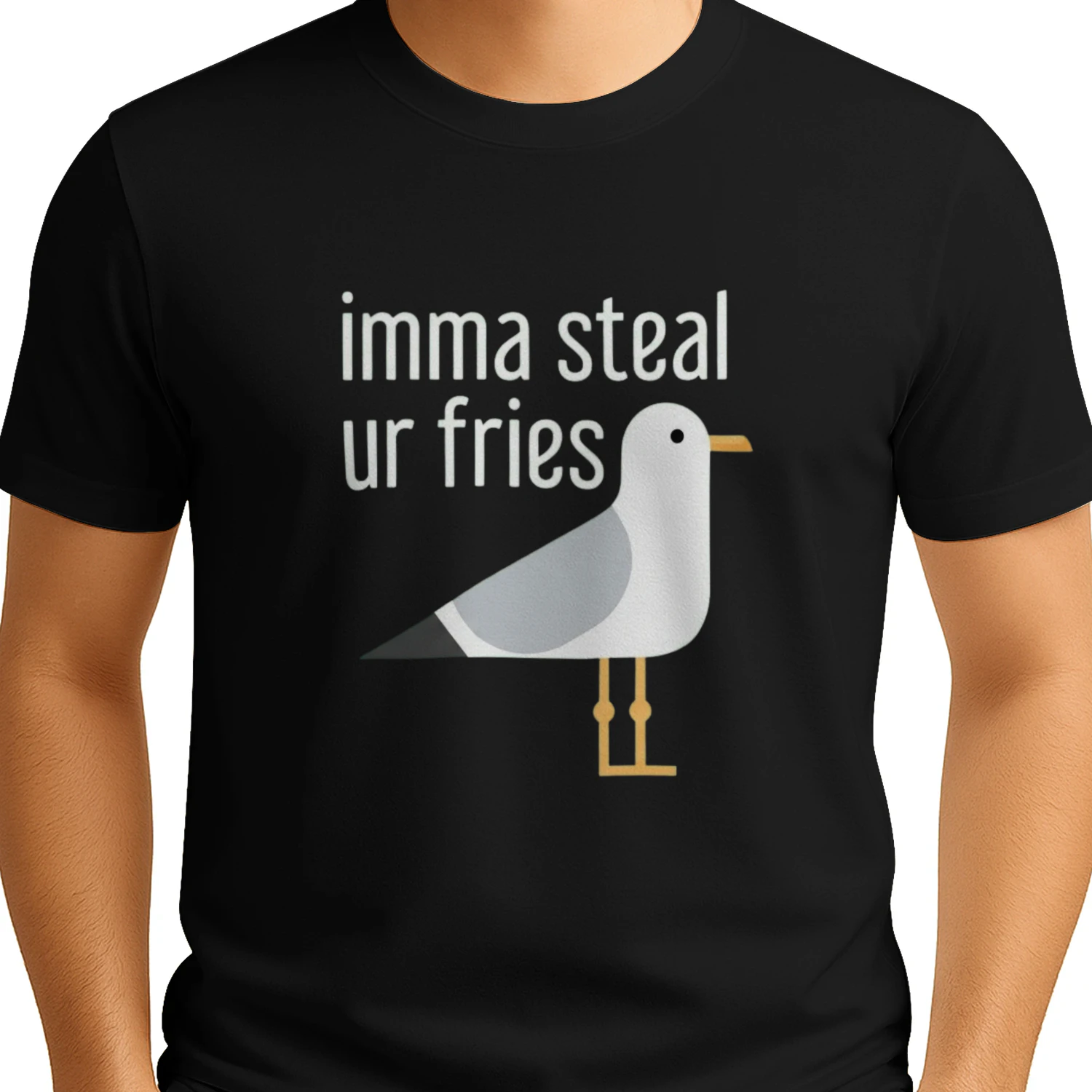 Imma Steal Ur Fries" Seagull Graphic