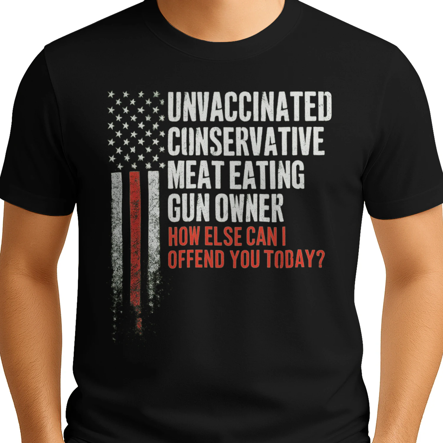 Unvaccinated Conservative Meat Eating Gun Owner Shirt 