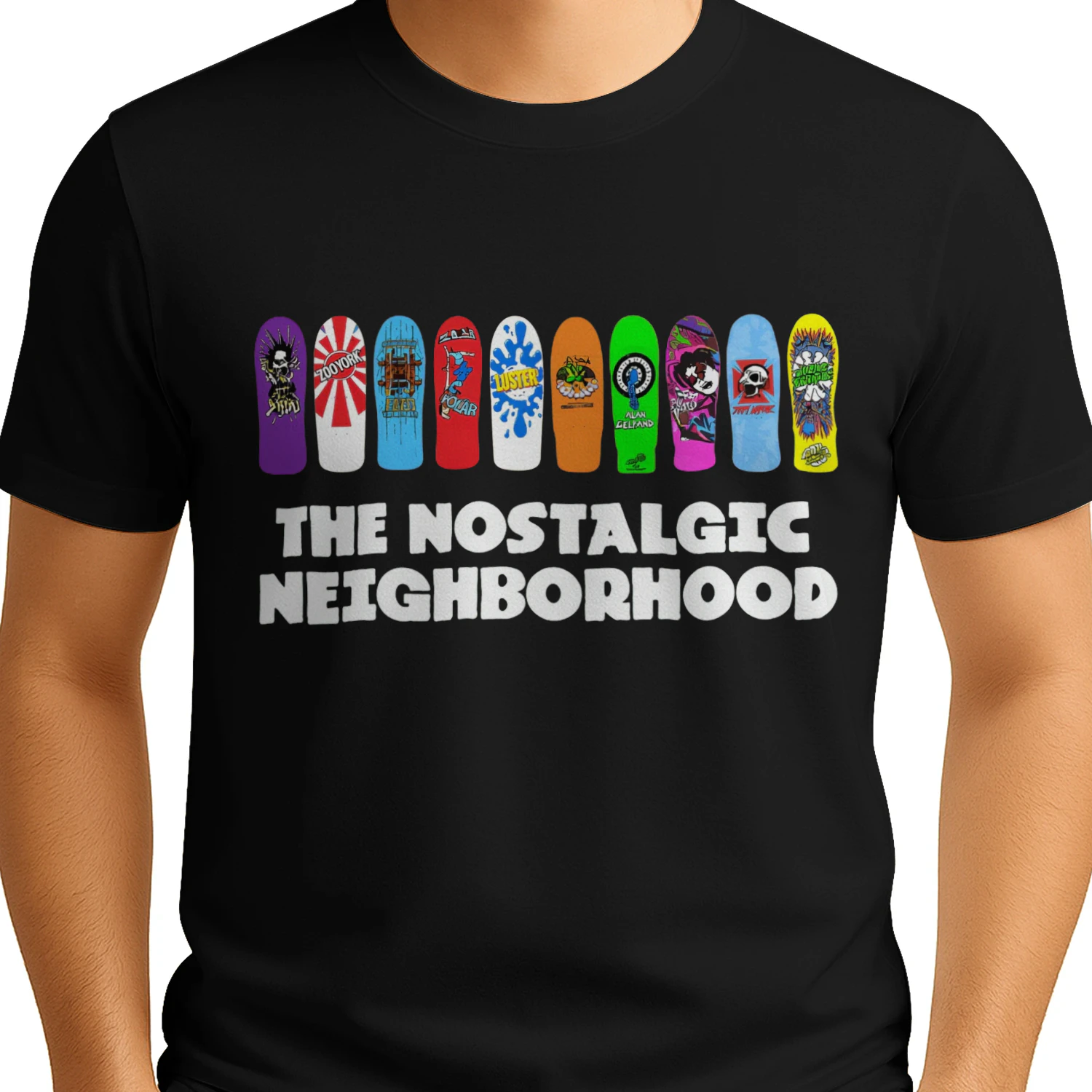 The Nostalgic Neighborhood Skateboard Deck Collection Vintage 90s 