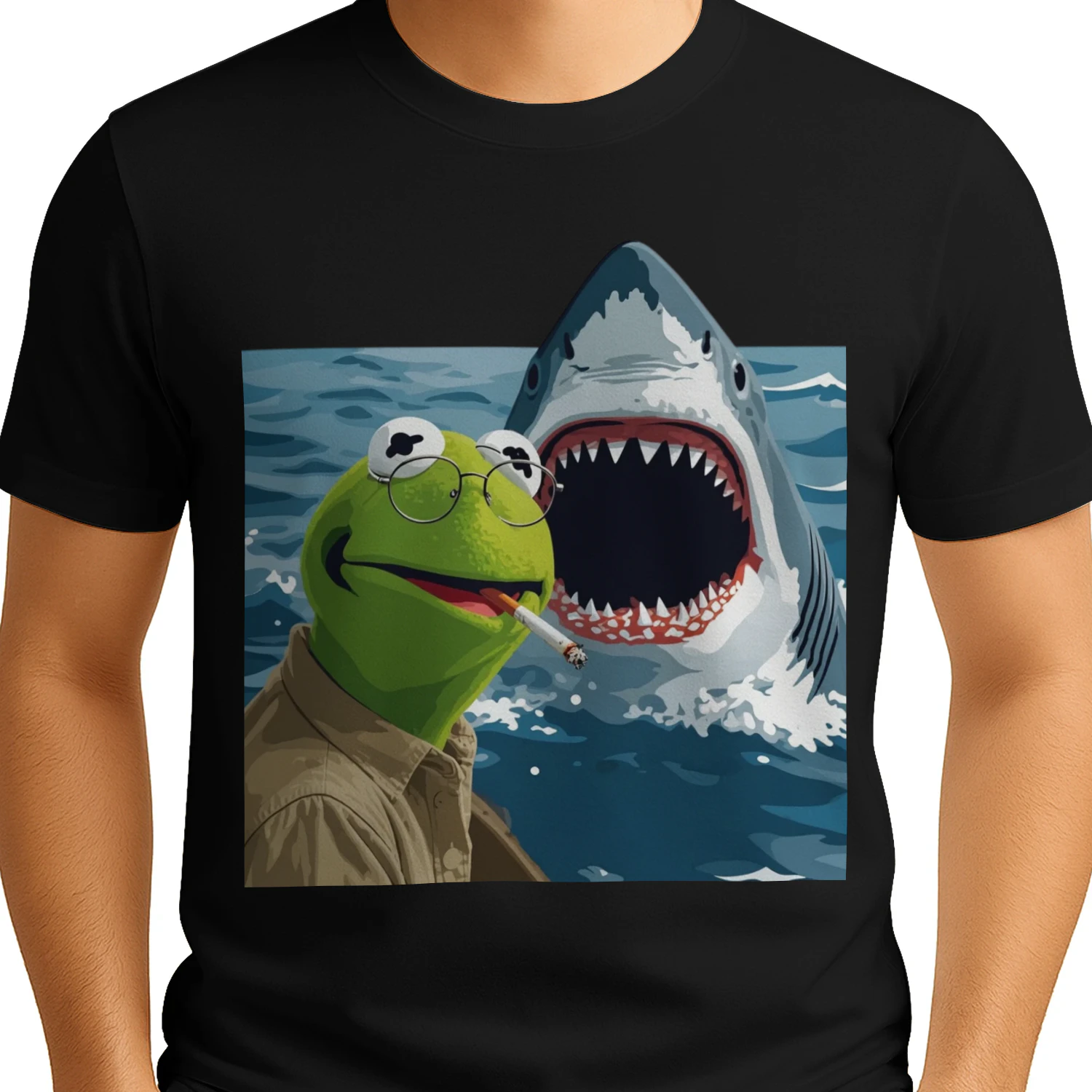 Kermit the Frog Jaws Parody