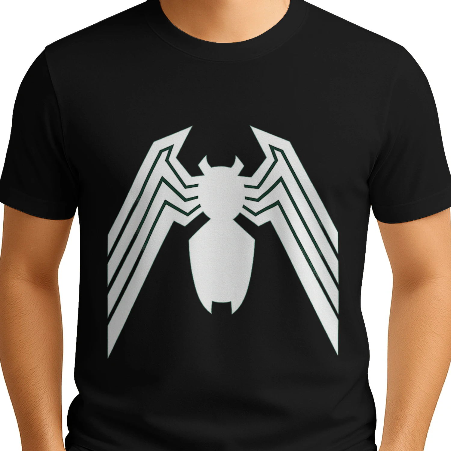 Giant White Spider Graphic T-Shirt 